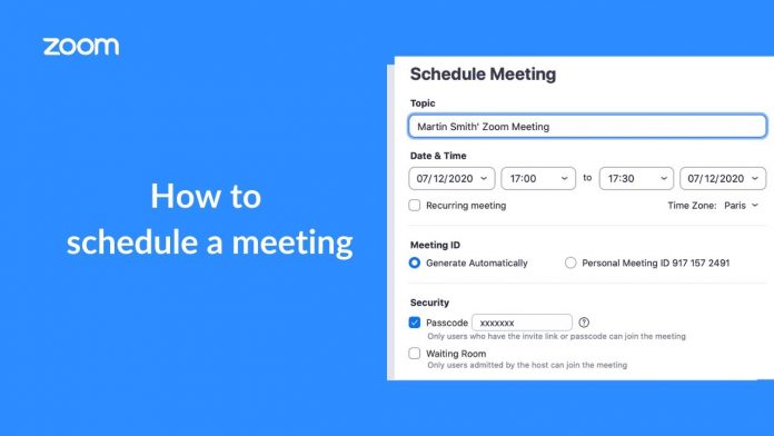 How to set up a Zoom Meeting?