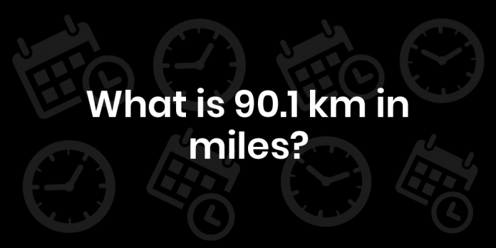 90 km to miles