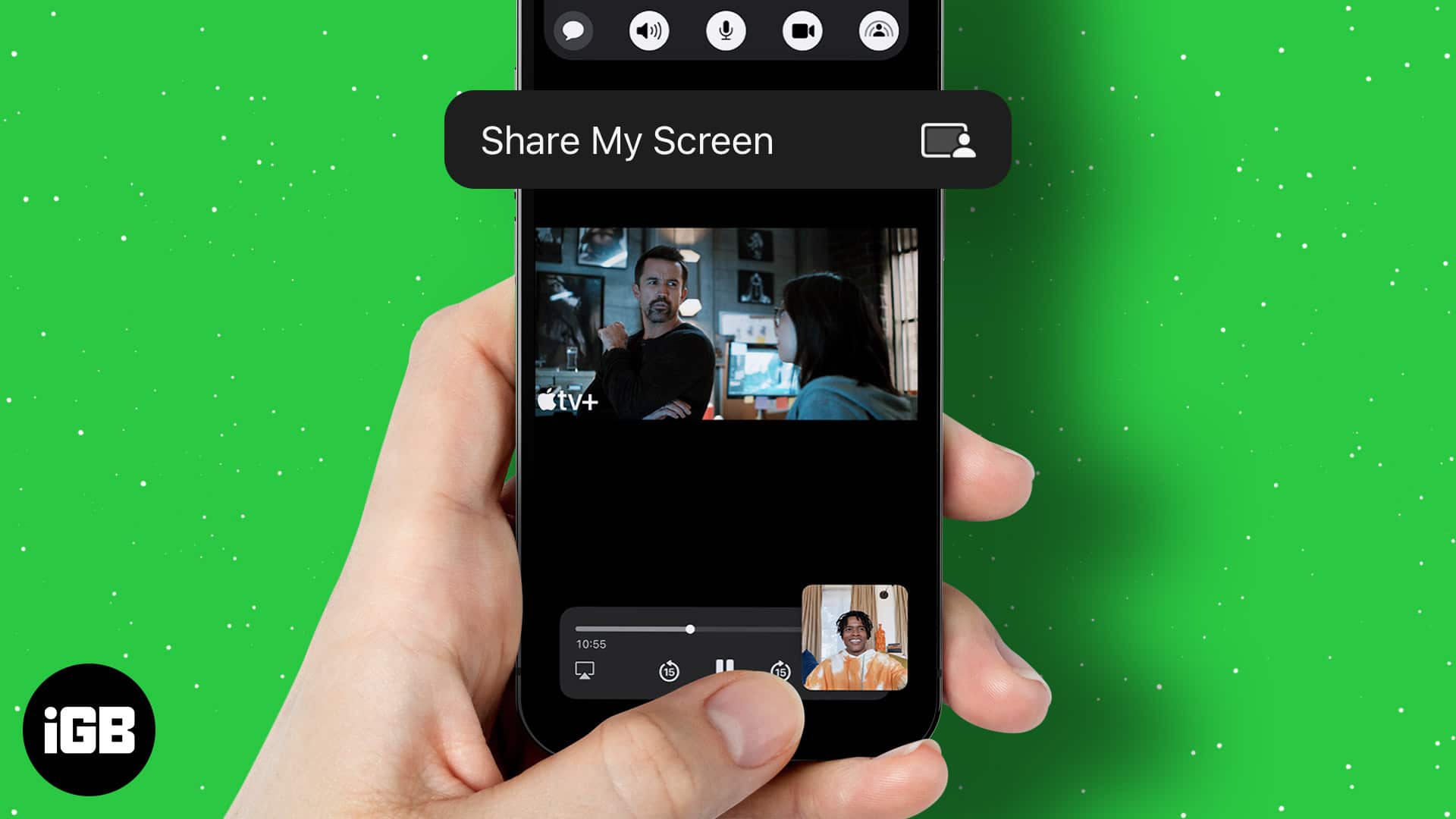 How to share screen on facetime